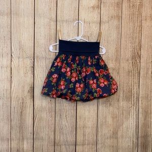 Mini Boden Floral Bubble Skirt